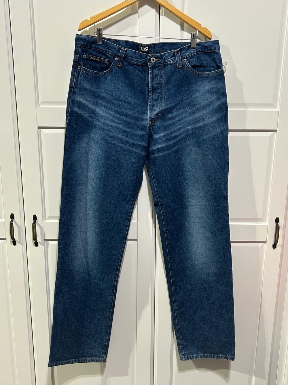 D&G Dolce & Gabbana Jeans IT 42 Regular Straight Fit Blue Denim Vintage Ittierre